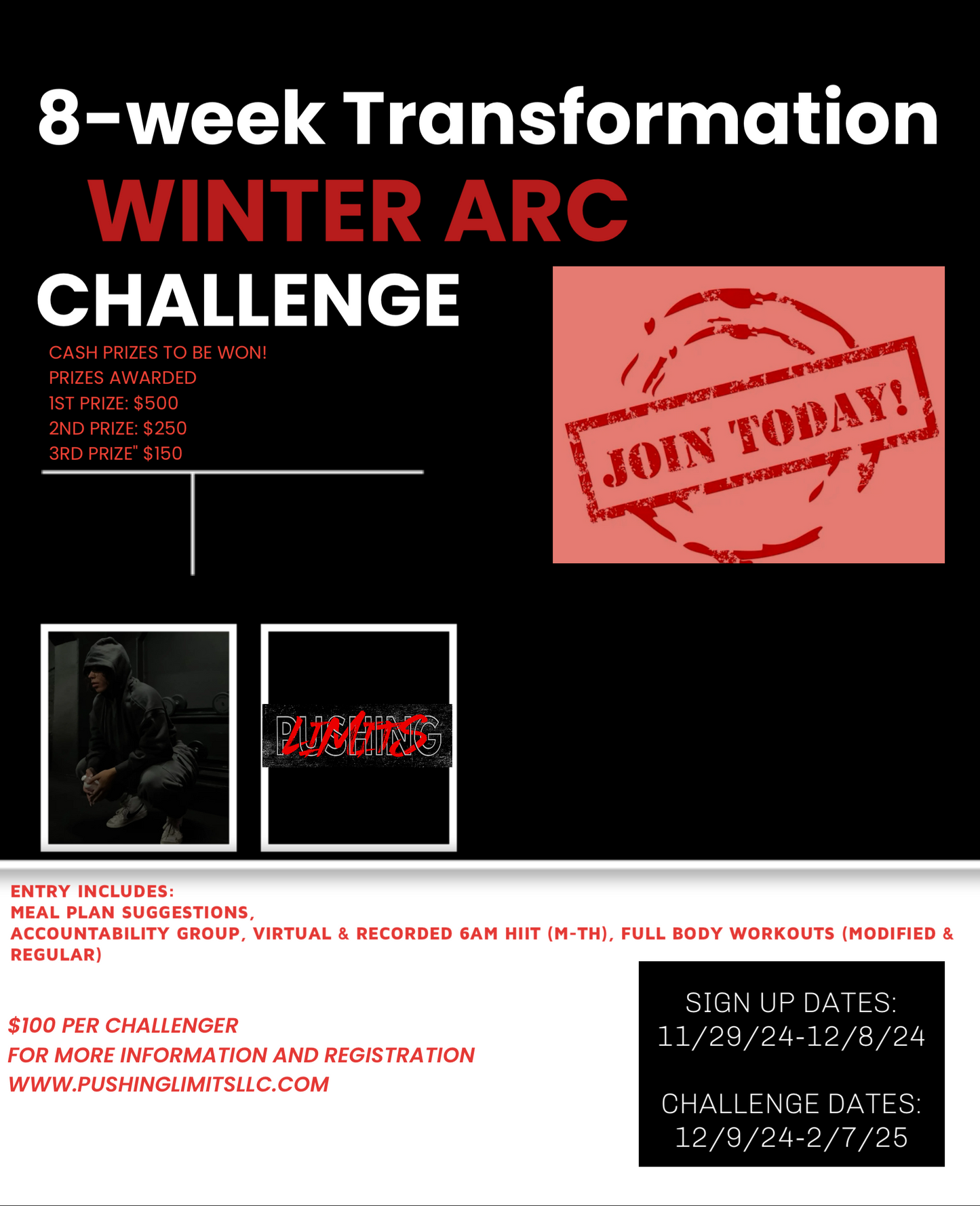 Pushing Limits 8 Week Winter Challenge